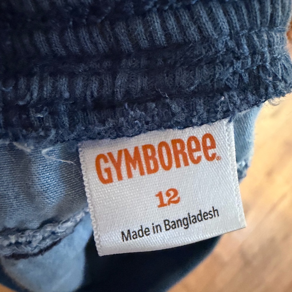 Gymboree Light Blue Jean  kids size 12 shorts - Picture 6 of 6